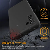 Flexible und sichere TPU Handyhülle für Samsung Galaxy A34 5G in Schwarz