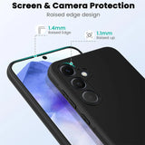 Flexible und sichere TPU Handyhülle für Samsung Galaxy A35 5G in Schwarz