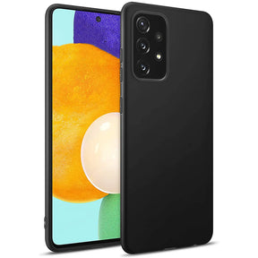 Flexible und sichere TPU Handyhülle für Samsung Galaxy A52 / A52 5G / A52S 5G in Schwarz