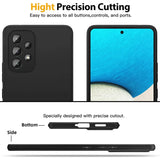 Flexible und sichere TPU Handyhülle für Samsung Galaxy A53 5G in Schwarz