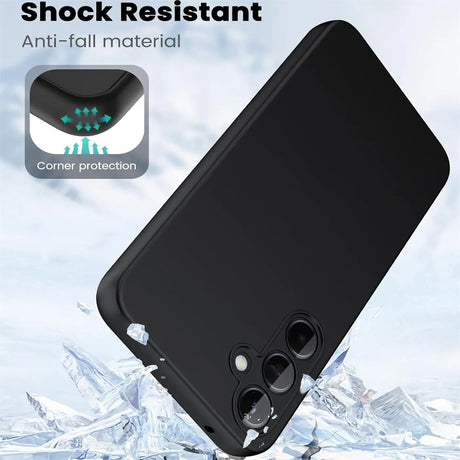 Flexible und sichere TPU Handyhülle für Samsung Galaxy A55 5G in Schwarz