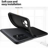 Flexible und sichere TPU Handyhülle für Samsung Galaxy M52 5G in Schwarz