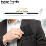 Flexible und sichere TPU Handyhülle für Samsung Galaxy M52 5G in Schwarz