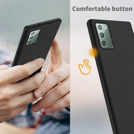 Flexible und sichere TPU Handyhülle für Samsung Galaxy Note 20 in Schwarz