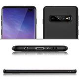 Flexible und sichere TPU Handyhülle für Samsung Galaxy S10 Plus in Schwarz