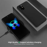 Flexible und sichere TPU Handyhülle für Samsung Galaxy S20 FE in Schwarz
