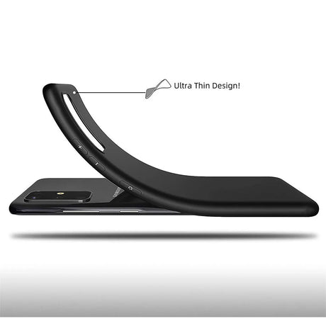 Flexible und sichere TPU Handyhülle für Samsung Galaxy S20 Plus in Schwarz