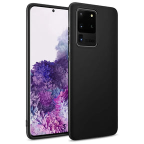 Flexible und sichere TPU Handyhülle für Samsung Galaxy S20 Ultra in Schwarz