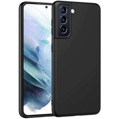 Flexible und sichere TPU Handyhülle für Samsung Galaxy S21 FE in Schwarz