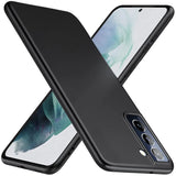 Flexible und sichere TPU Handyhülle für Samsung Galaxy S21 FE in Schwarz
