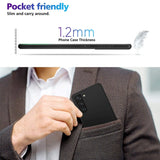 Flexible und sichere TPU Handyhülle für Samsung Galaxy S21 Plus in Schwarz