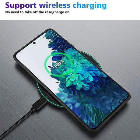 Flexible und sichere TPU Handyhülle für Samsung Galaxy S21 Ultra in Schwarz