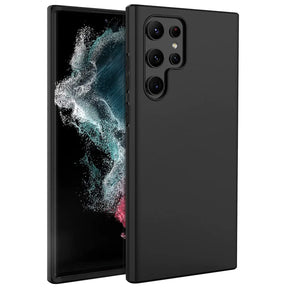 Flexible und sichere TPU Handyhülle für Samsung Galaxy S22 Ultra in Schwarz