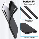Flexible und sichere TPU Handyhülle für Samsung Galaxy S23 FE in Schwarz