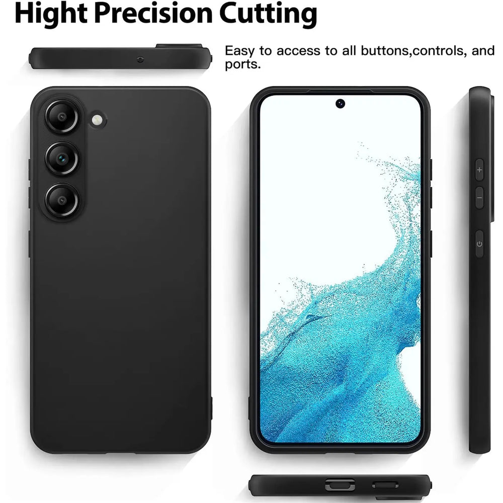 Flexible und sichere TPU Handyhülle für Samsung Galaxy S23 Plus in Schwarz