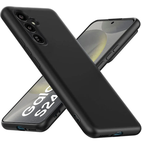 Flexible und sichere TPU Handyhülle für Samsung Galaxy S24 Plus in Schwarz