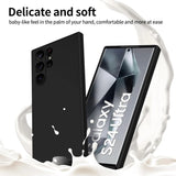 Flexible und sichere TPU Handyhülle für Samsung Galaxy S24 Ultra in Schwarz