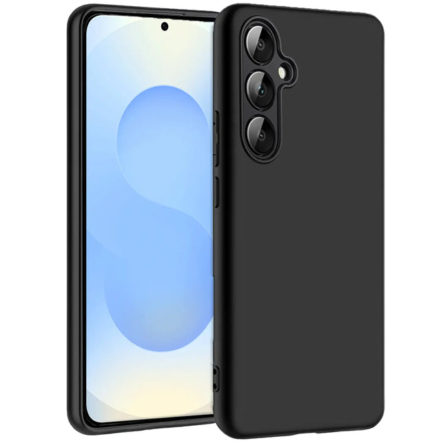 Flexible und sichere TPU Handyhülle für Samsung Galaxy S25 FE in Schwarz