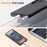 Flexible und sichere TPU Handyhülle für Samsung Galaxy S25 Ultra in Schwarz