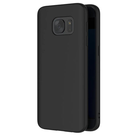 Flexible und sichere TPU Handyhülle für Samsung Galaxy S7 in Schwarz