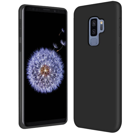 Flexible und sichere TPU Handyhülle für Samsung Galaxy S9 Plus in Schwarz