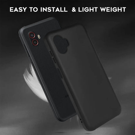 Flexible und sichere TPU Handyhülle für Samsung Galaxy XCover 6 Pro in Schwarz