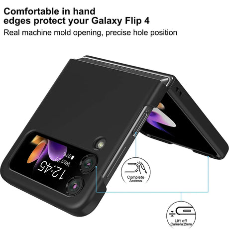 Flexible und sichere TPU Handyhülle für Samsung Galaxy Z Flip 4 in Schwarz