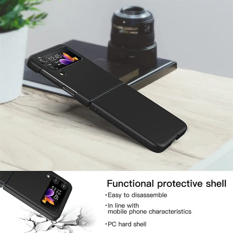 Flexible und sichere TPU Handyhülle für Samsung Galaxy Z Flip 4 in Schwarz