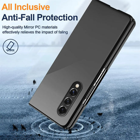Flexible und sichere TPU Handyhülle für Samsung Galaxy Z FOLD 4 in Schwarz
