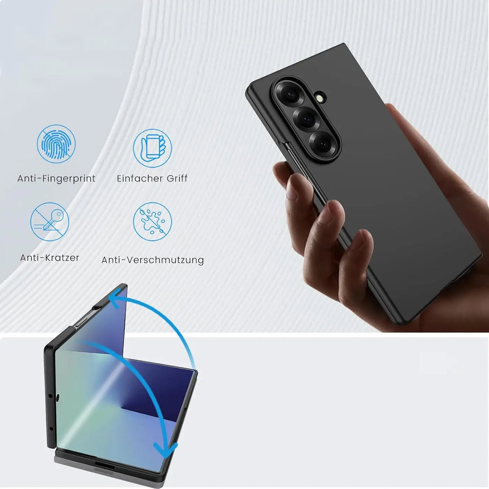 Flexible und sichere TPU Handyhülle für Samsung Galaxy Z FOLD 7 in Schwarz