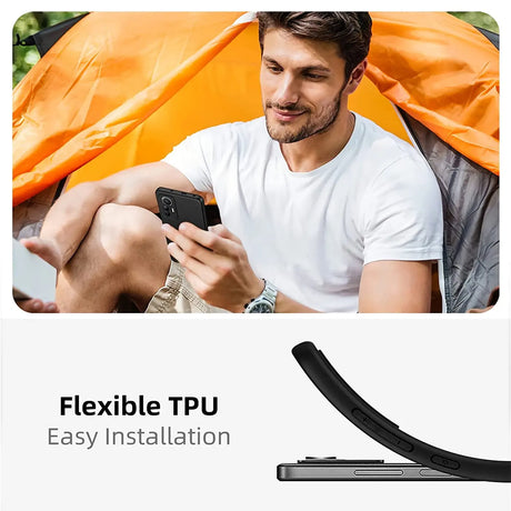 Flexible und sichere TPU Handyhülle für Xiaomi 12 Lite 5G in Schwarz