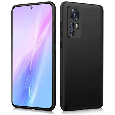 Flexible und sichere TPU Handyhülle für Xiaomi 12 / 12X in Schwarz