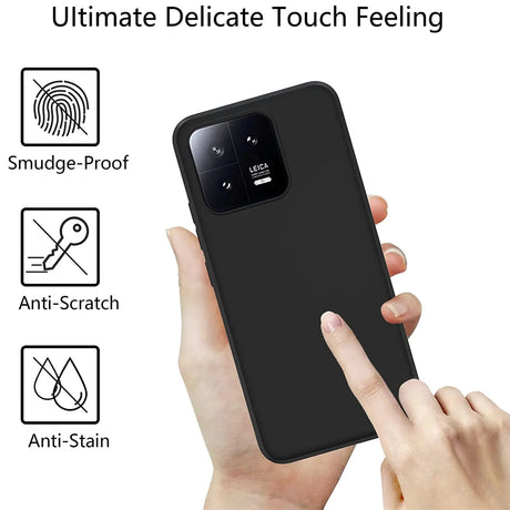 Flexible und sichere TPU Handyhülle für Xiaomi 13 in Schwarz