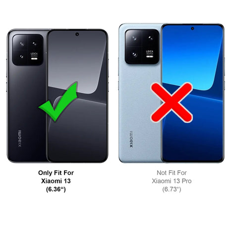 Flexible und sichere TPU Handyhülle für Xiaomi 13 in Schwarz