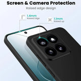 Flexible und sichere TPU Handyhülle für Xiaomi 14 Pro in Schwarz