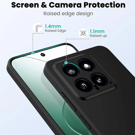 Flexible und sichere TPU Handyhülle für Xiaomi 14 in Schwarz