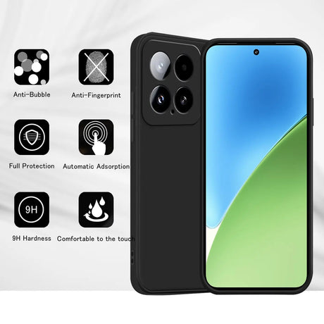 Flexible und sichere TPU Handyhülle für Xiaomi 15 in Schwarz