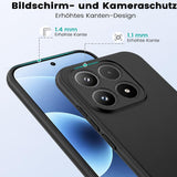 Xiaomi 17 - Slim Silikon Hülle Schwarz Matt