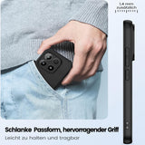 Xiaomi 17 - Slim Silikon Hülle Schwarz Matt