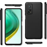 Flexible und sichere TPU Handyhülle für Xiaomi Mi 10T / Mi 10T Pro in Schwarz