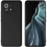 Flexible und sichere TPU Handyhülle für Xiaomi Mi 11 in Schwarz