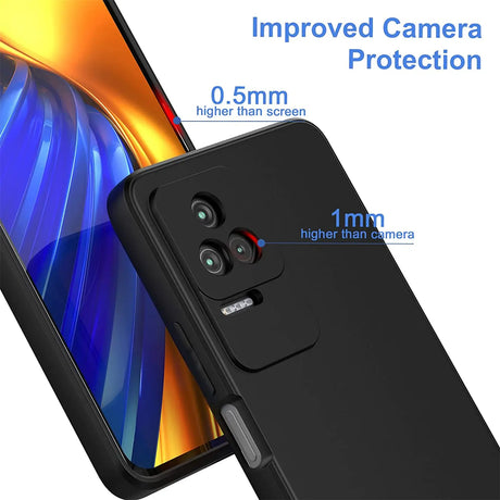 Flexible und sichere TPU Handyhülle für Xiaomi POCO F4 in Schwarz