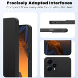 Flexible und sichere TPU Handyhülle für Xiaomi POCO F5 5G in Schwarz