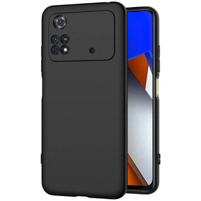 Flexible und sichere TPU Handyhülle für Xiaomi POCO M4 Pro in Schwarz