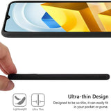 Flexible und sichere TPU Handyhülle für Xiaomi Poco M5 in Schwarz
