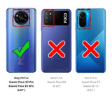 Flexible und sichere TPU Handyhülle für Xiaomi Poco X3 / X3 Pro in Schwarz