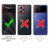 Flexible und sichere TPU Handyhülle für Xiaomi POCO X4 Pro 5G in Schwarz