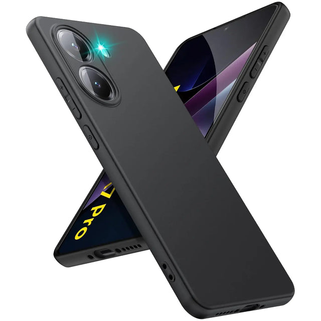 Flexible und sichere TPU Handyhülle für Xiaomi Poco X7 Pro in Schwarz