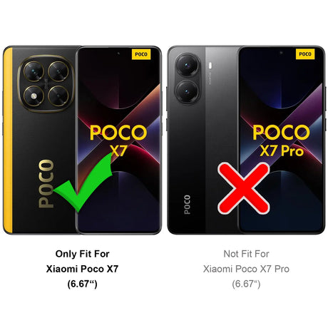 Flexible und sichere TPU Handyhülle für Xiaomi Poco X7 in Schwarz