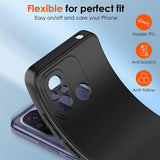 Flexible und sichere TPU Handyhülle für Xiaomi Redmi 12C in Schwarz